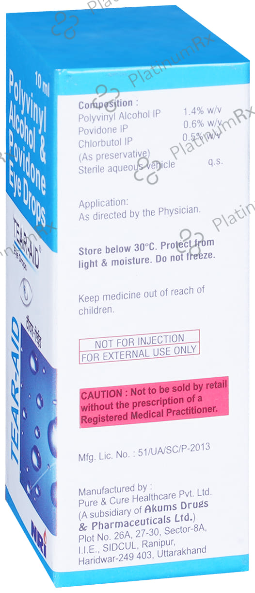 Tear Aid Eye Drop 10ml