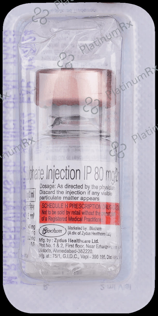 Biogaracin 80mg Injection 2ml