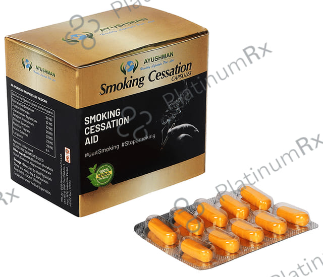 Ayushman Smoking Cessation Aid Capsule 10X10s