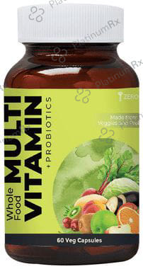 Zeroharm Sciences Whole Food Multivitamin + Probiotcs Veg Capsule