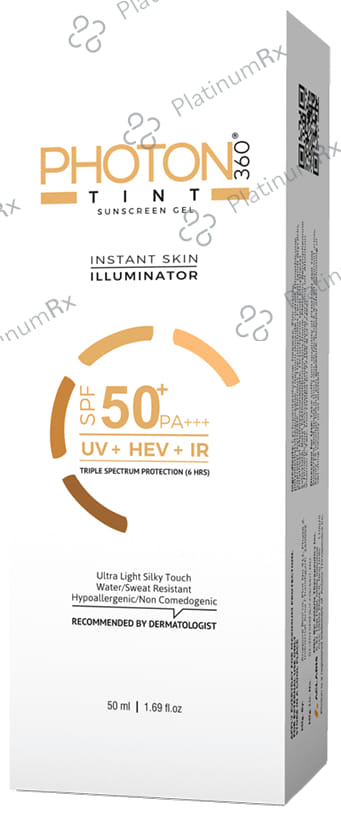 Photon 360 Tint SPF 50+ PA+++ Sunscreen Gel 50ml