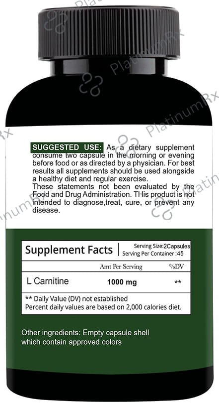 Nutracology L Carnitine 1000mg Capsule