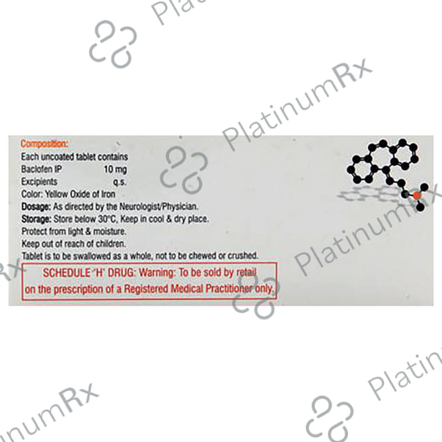 Bacloren 10mg Tablet 10s