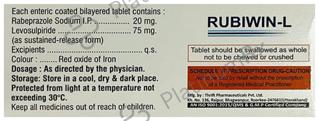 Rubiwin L Tablet SR 10s