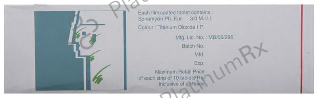Rovamycin Forte 3M Tablet 10s