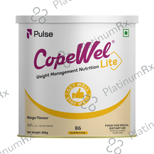 Pulse Copewell Lite Powder Mango 400gm