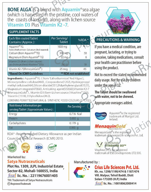 Origins Nutra Bone Alga Tablet