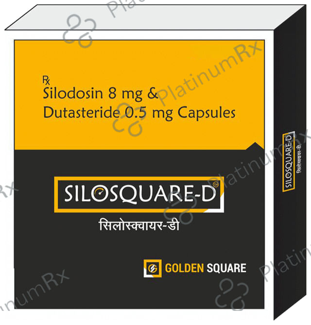 Silosquare D 0.5/8mg Capsule 10s