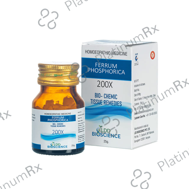 LDD Bioscience Ferrum Phosphorica Biochemic Tablet 200X