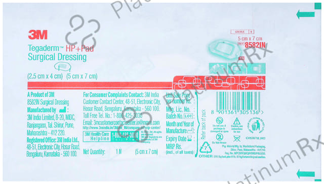 3M Tegaderm HP+ Pad 8582IN (5 X 7) cm 1 Pad
