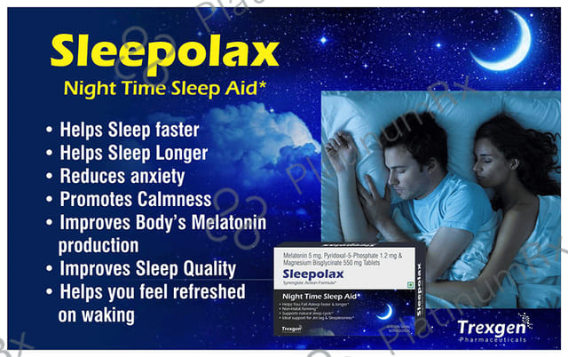 Trexgen Sleepolax Sleep Aid Tablet