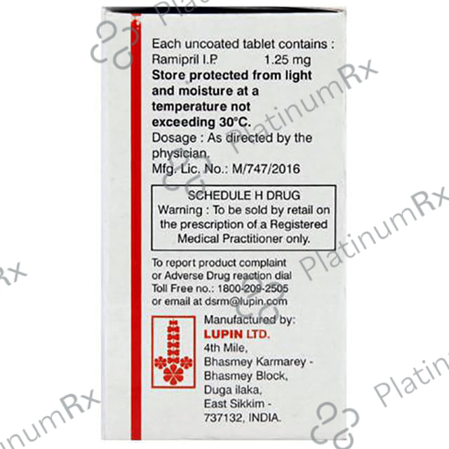 Ramistar 1.25mg Tablet 15s