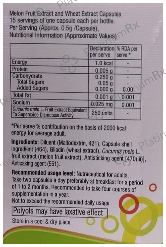 Sodox Antioxidant Capsule 15s
