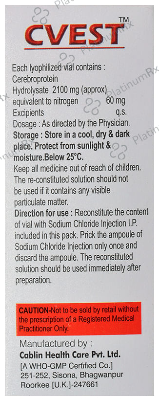 Cvest Injection 1s