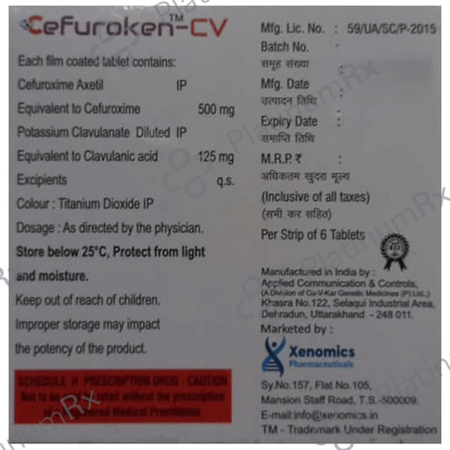 Cefuroken-CV Tablet