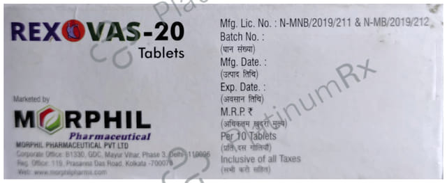 Rexovas 20 Tablet