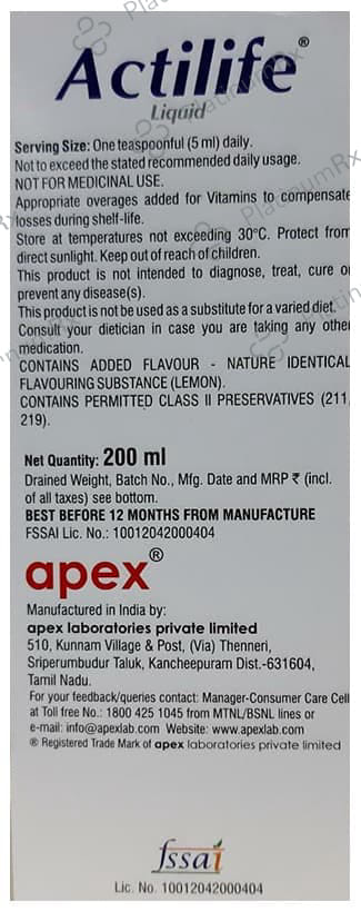 Actilife Liquid 200ml