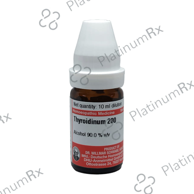 Dr Willmar Schwabe Germany Thyroidinum Dilution 200