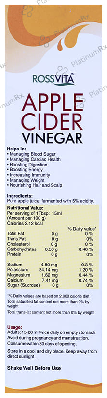 Rossvita Apple Cider Vinegar
