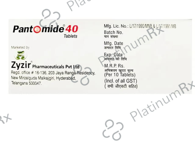 Pantomide 40 Tablet
