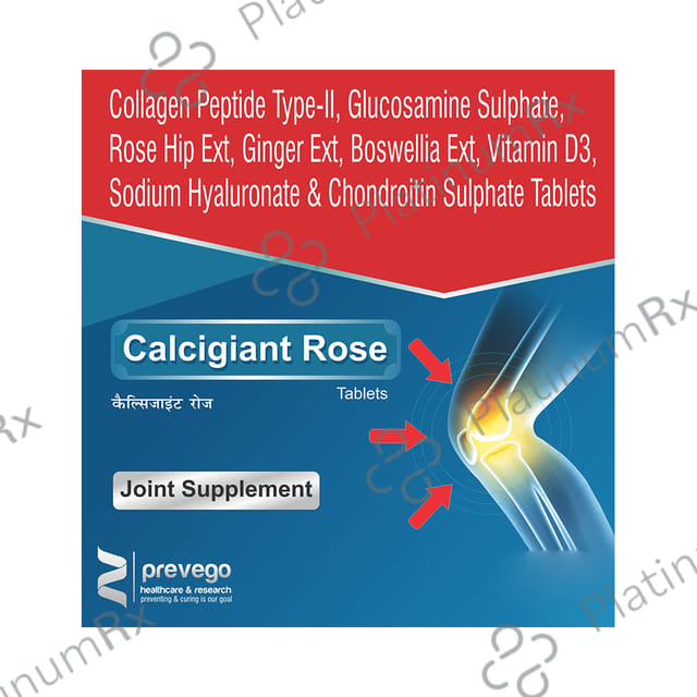 Calcigiant Rose Tablet 10s