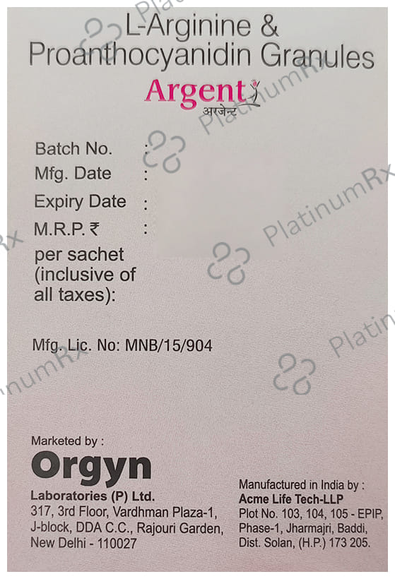 Argent Orange Flavour Sugar Free Granules 5gm