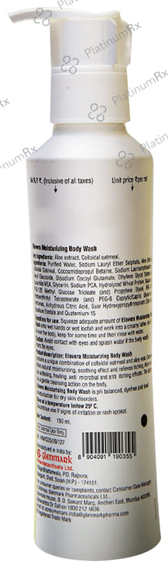 Elovera Moisturizing Paraben Free Body Wash 150ml