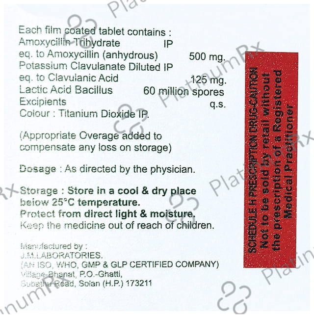 Rexoclev-CV 625 Tablet