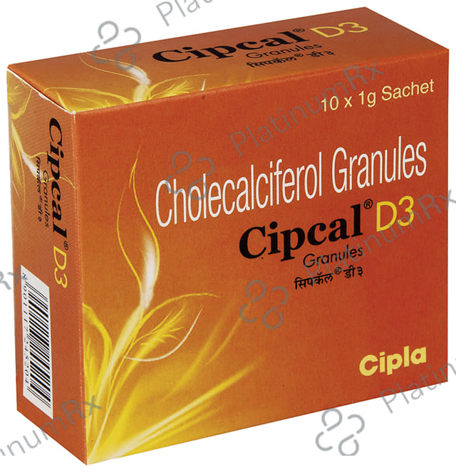 Cipcal D3 60000IU Granules 1gm