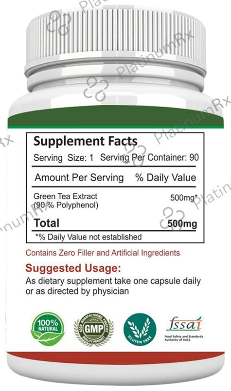 Healthawin Green Tea Extracts 500mg Capsule