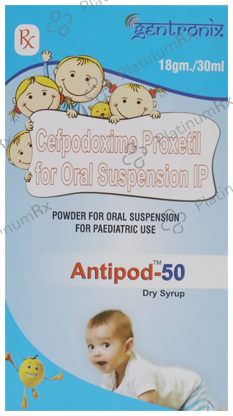 Antipod 50mg Dry Syrup 30ml