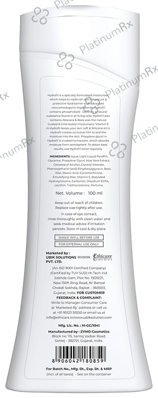 Hydrofil Emollient Lotion 100ml