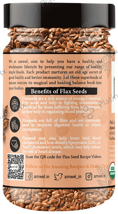 Amwel Organic Flax Seeds