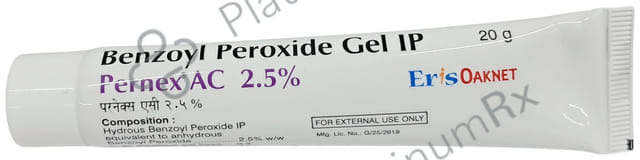 Pernex AC 2.5% Gel 20gm