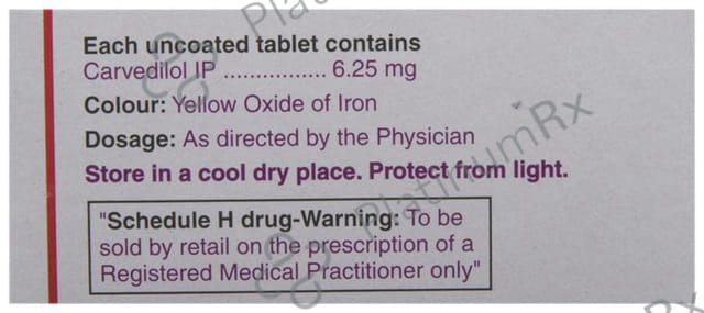 Carloc 6.25mg Tablet 10s