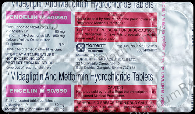 Encelin M 50/850mg Tablet 10s