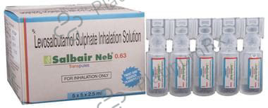 Salbair Neb 0.63 Transpules Solution for inhalation 1s