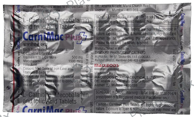 Carnimac Plus 500/1500/1500mg Tablet 10s