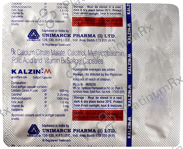 Kalzin M Softgel Capsule 15s