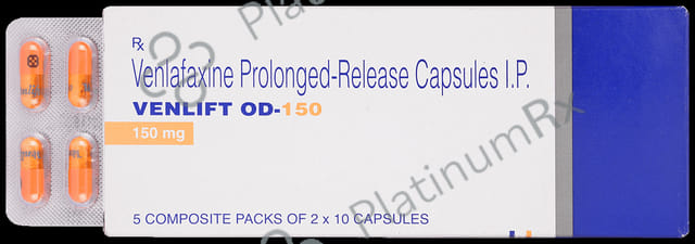 Venlift OD 150mg Capsule PR 10s