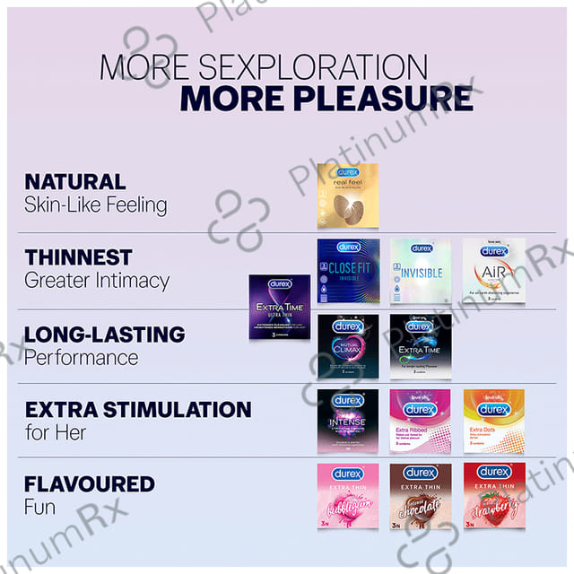Durex Invisible Super Ultra Thin Condom 3s