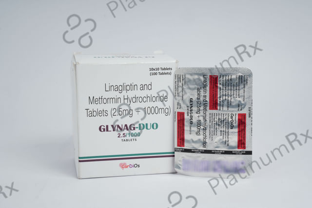 Glynag Duo 1000/2.5mg Tablet 10s