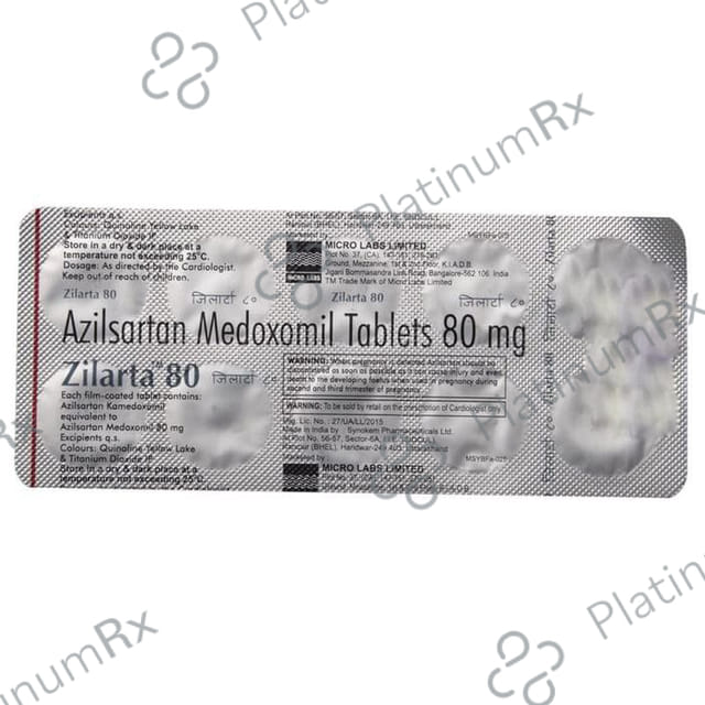 Zilarta 80mg Tablet 10s