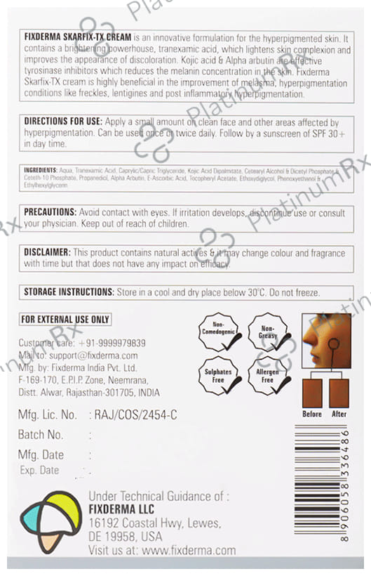 Fixderma Skarfix TX Cream 30gm