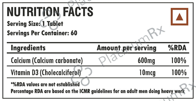 KLR. FIT Calcium+Vitamin D3 Tablet 60s