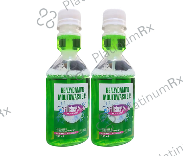 Flicker Benz 0.15% Mouth Wash 150ml