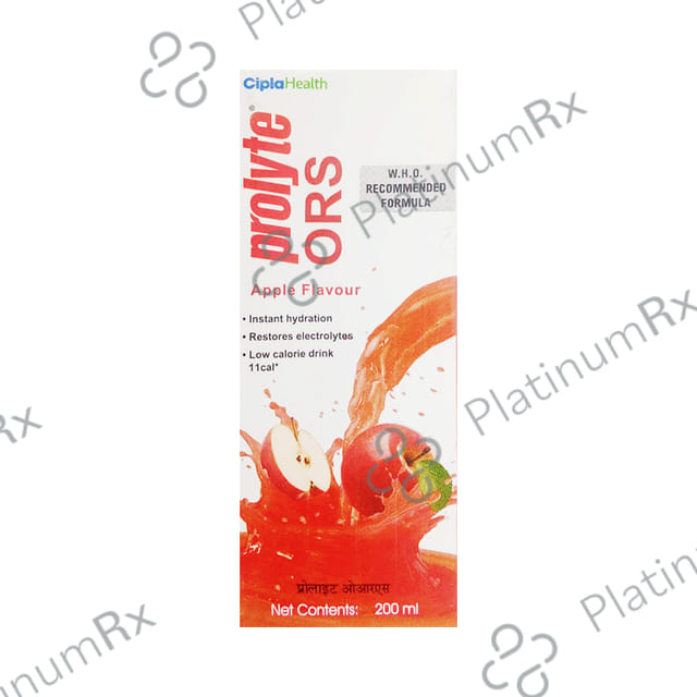 Prolyte ORS Ready To Drink Apple Flavour Solution 200ml
