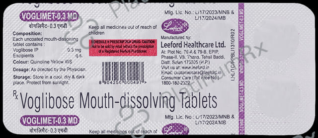 Voglimet 0.3mg Tablet MD