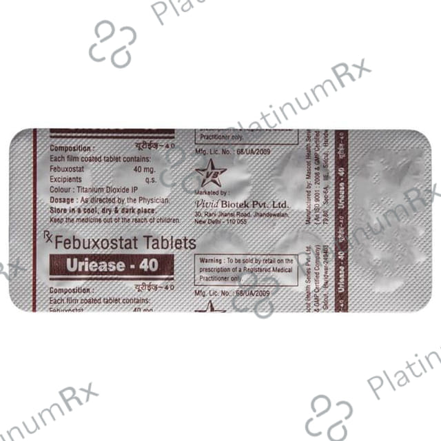 Uriease 40 Tablet