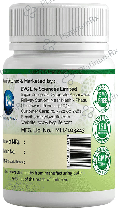 BVG Life Sciences LVR 24 for Healthy Liver Capsule 30 capsules